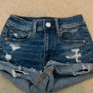 American eagle jean shorts (super stretch)